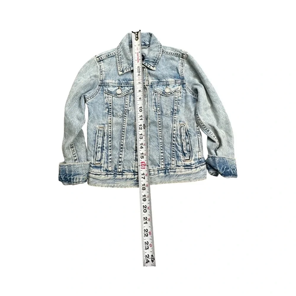 Gap Denim Jacket Kids S Light Blue Acid Wash Trucker Classic Cotton 4791